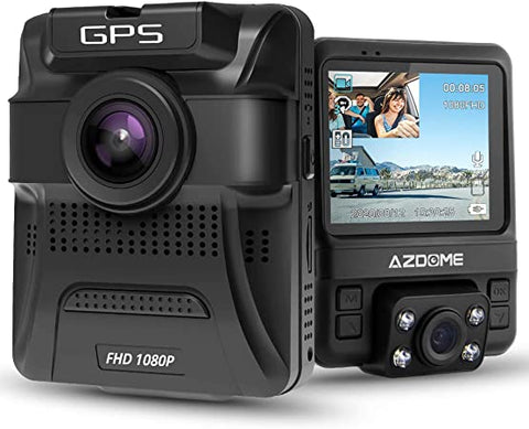Caméra de tableau de bord AZDOME 1080P FHD GPS