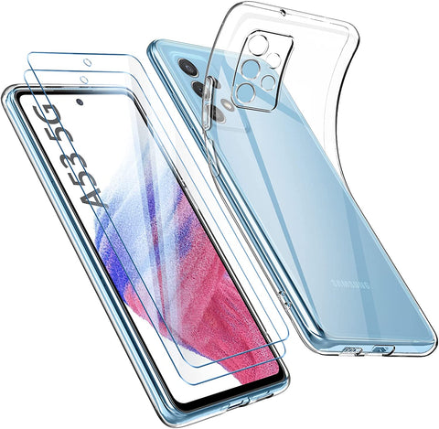 Coque  Galaxy A53 5G+ 2 pièces verre trempé