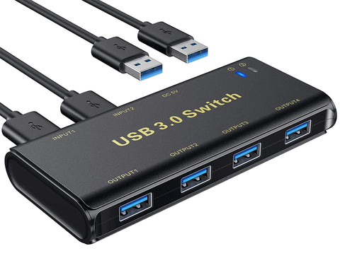 USB 3.0 Switch, 4 ports USB 3.0 KVM
